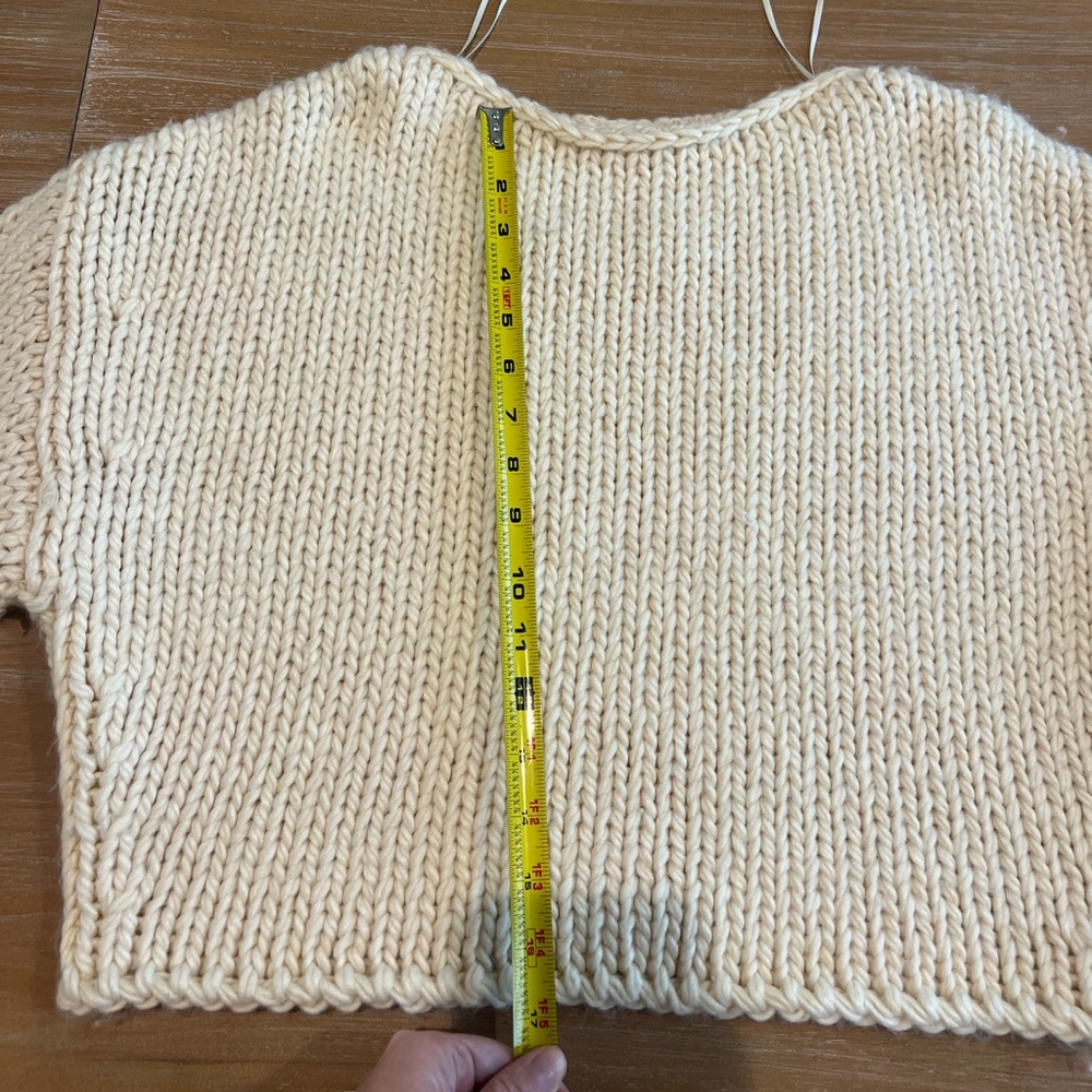SOLAÍ the label Cream Knit Sweater - Picture 6 of 7